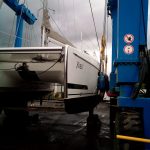 Zentimeterarbeit beim Kranen