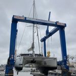 Auskranen - die KISS im Travellift