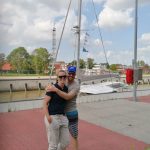 Wartezeit in der Nesserlander Schleuse