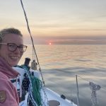 Sonnenuntergang auf See