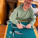 Die Festmacher bekommen eingespleiste Augen