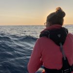 Fahrt in den Abend hinein