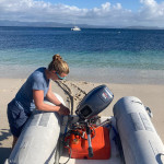 Am Strand der Isla Ons