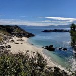 Einsamer Strand auf Cies