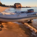 In Ferragudo am Strand