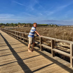 Bohlenweg an der Lagune