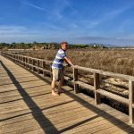 Bohlenweg an der Lagune