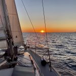 Sunset Sail auf der Blue Coyote