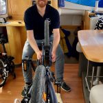 Fahrradwerkstatt an Bord