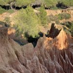 Ausgewaschenes Gestein