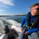 Noch ist der Fluss sehr breit