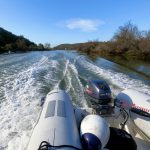 Der Fluss wird immer schmaler