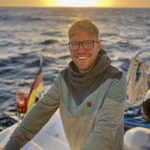 Sonnuntergang auf See