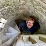 Enge Wendeltreppen im Turm