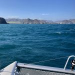 Einfahrt in die Ankerbucht