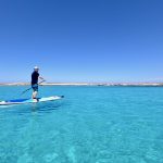 SUP'en auf türkisem Wasser