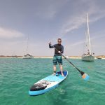 SUP'en am Ankerplatz