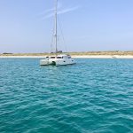 Einsames Ankern auf Formentera