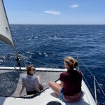 Klönschnack auf dem Vordeck