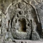 Verzierungen in der Höhle