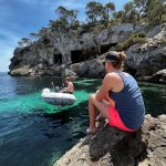 Warten auf das Taxi...