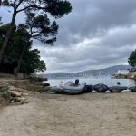 Seglertreff am Strand