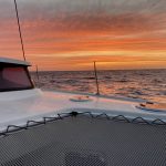 Abendstimmung auf See