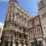 Häuser in der Fußgängerzone