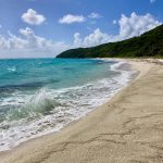 Einsamer Karibikstrand