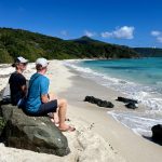 Am Strand auf Canouan