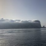 Gibraltar in den Wolken