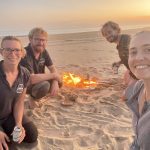 Abendessen am Strand