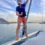 Akrobatik auf dem Beam