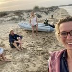 Seglertreff am Strand