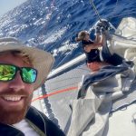 Segelwechsel auf hoher See