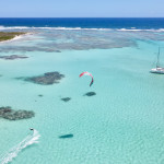 Traumhaftes Kitesurfen