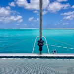 Vor Anker am 11-Mile-Beach