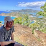 Pause mit Blick auf English und Falmouth Harbour