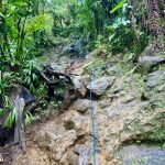 Anstrengender Wanderweg