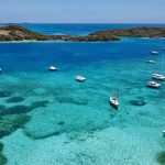 Vor Anker in den Cays