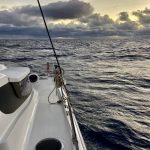 Abendstimmung auf See