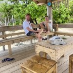 Mit der ZORA in der Strandbar