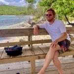 Entspannte Strandbar