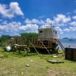 Die Werft im Osten der Insel