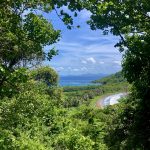 Blick zurück auf die Landzunge