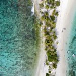 Dinghi Parkplatz auf Sandy Island