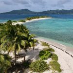 Eine schmale Insel...