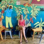 Wandmalerei im Cafe