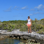 unterwegs auf Flamingo Cay