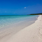 einsamer Bilderbuchstrand